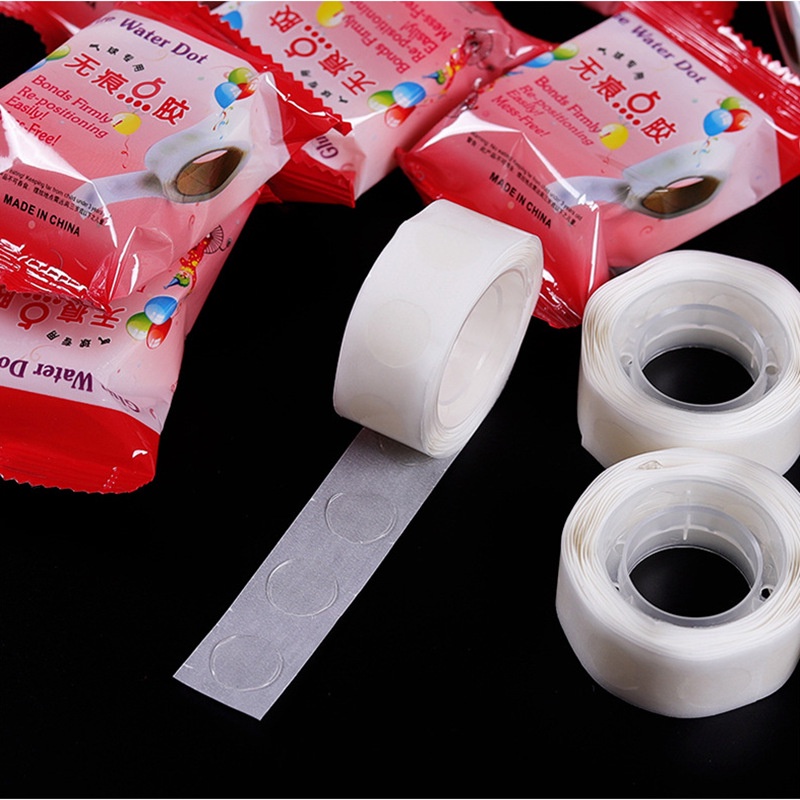 Glue Point Glue Dot Tape Double-Sided Transparent Glue 100pcs | Shopee ...