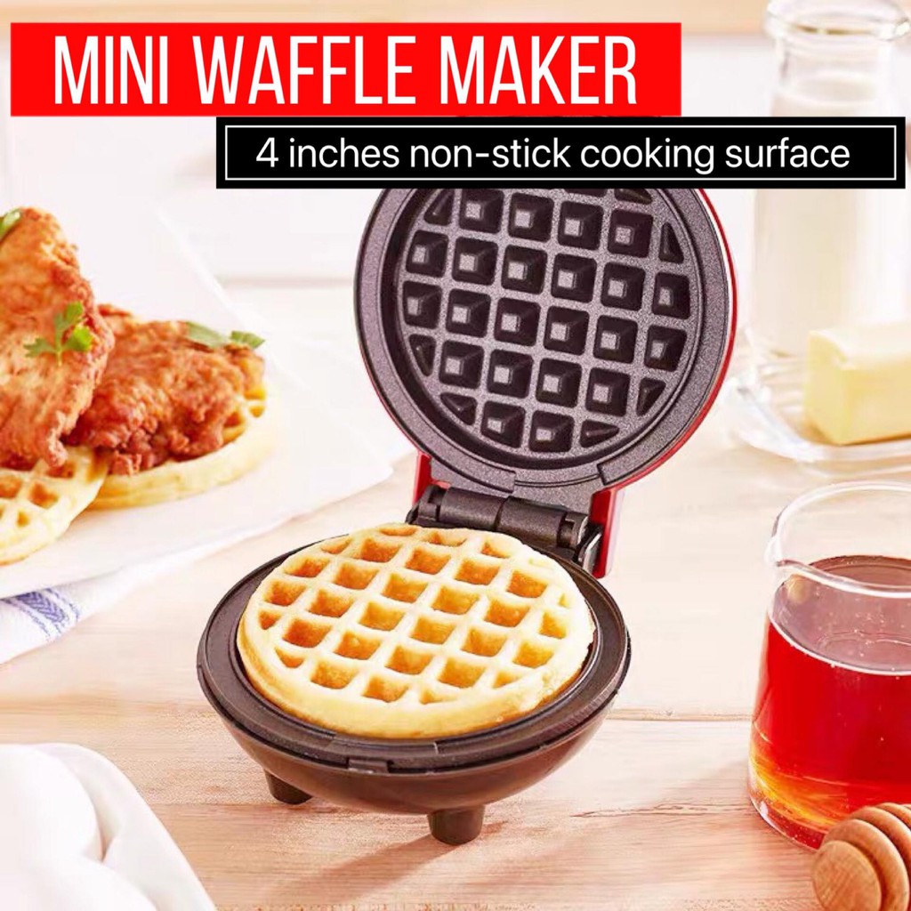 Waffle Maker Wafer Mesin Electric Mini Pembakar Machine Waffer Wafle