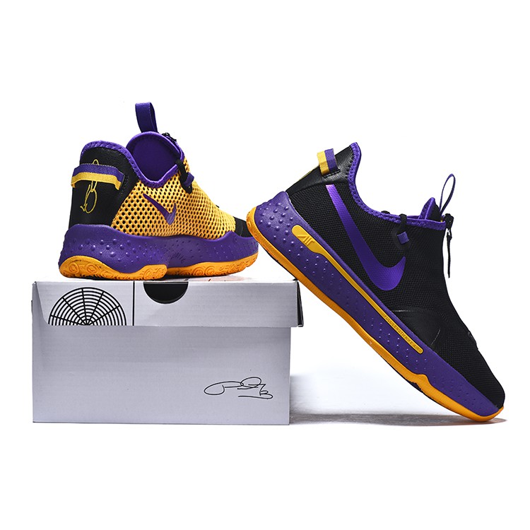 purple paul george shoes