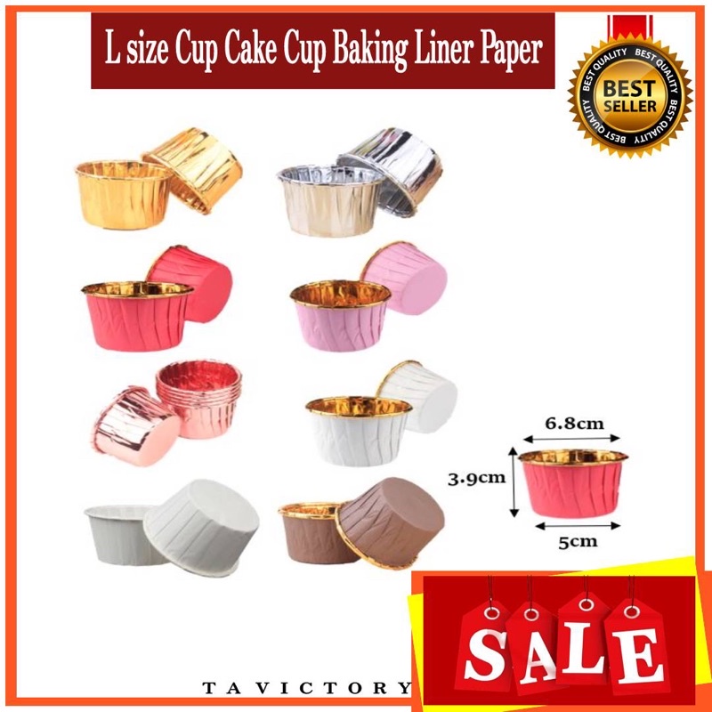 (10pcs) Cup cake cups Cawan Muffin Kek Small Cake Mould Baking Cup