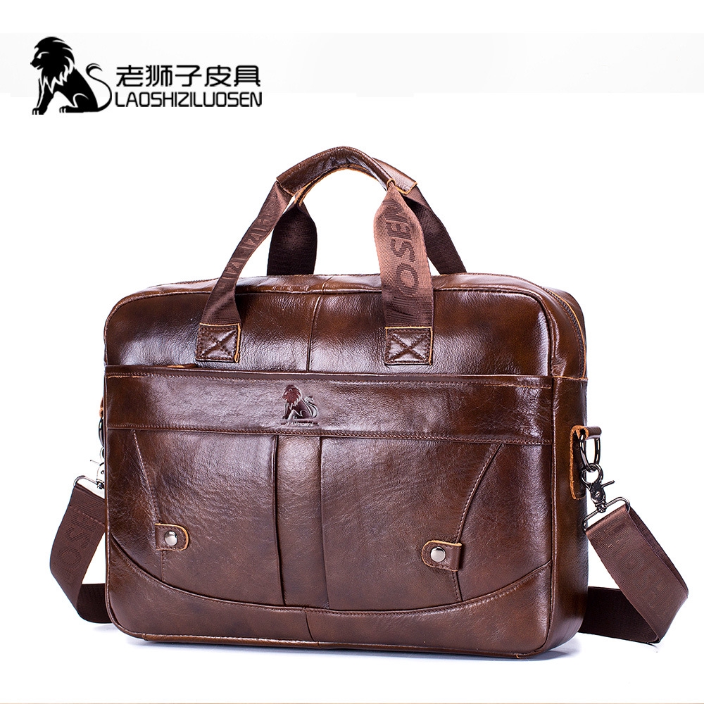 soft leather briefcase bag