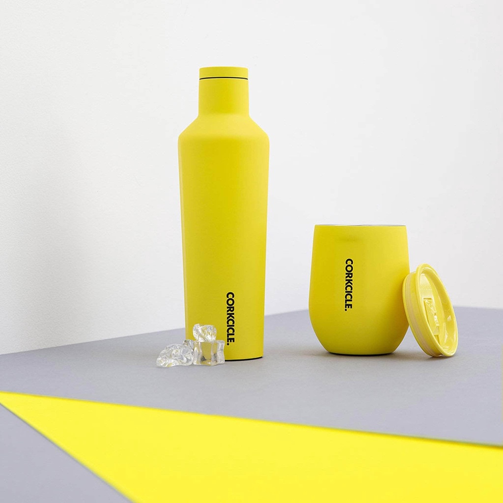 Corkcicle Neon Yellow Canteen Bottle 470ml Shopee Malaysia