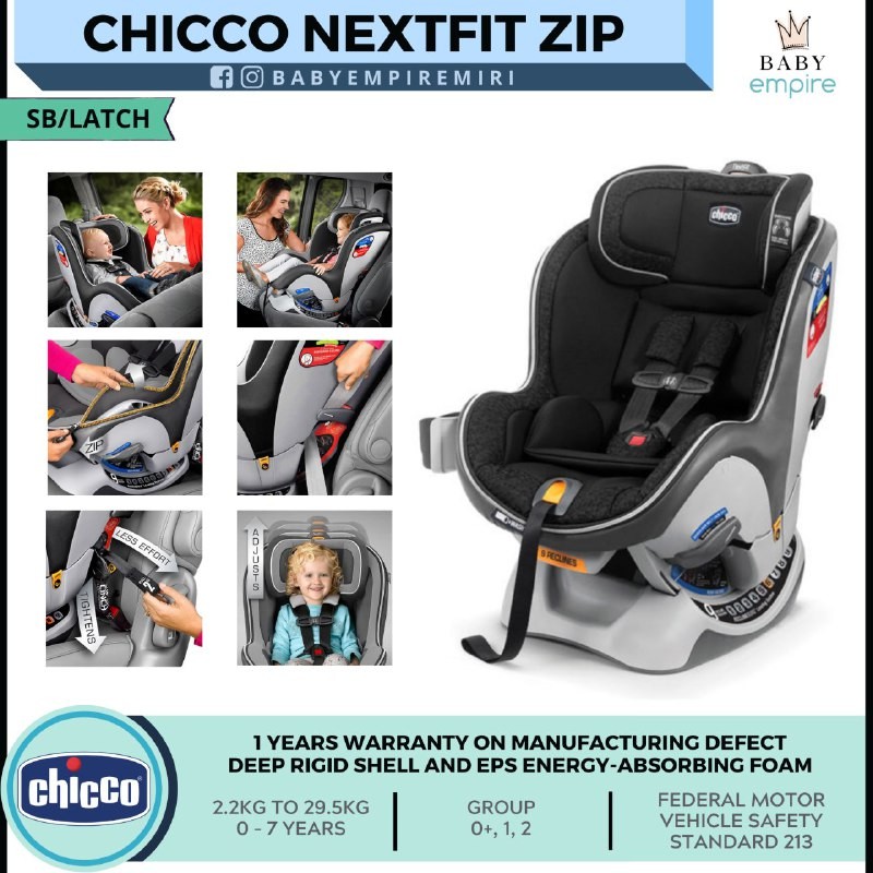 CHICCO NEXTFIT ZIP CAR SEAT | Shopee Malaysia