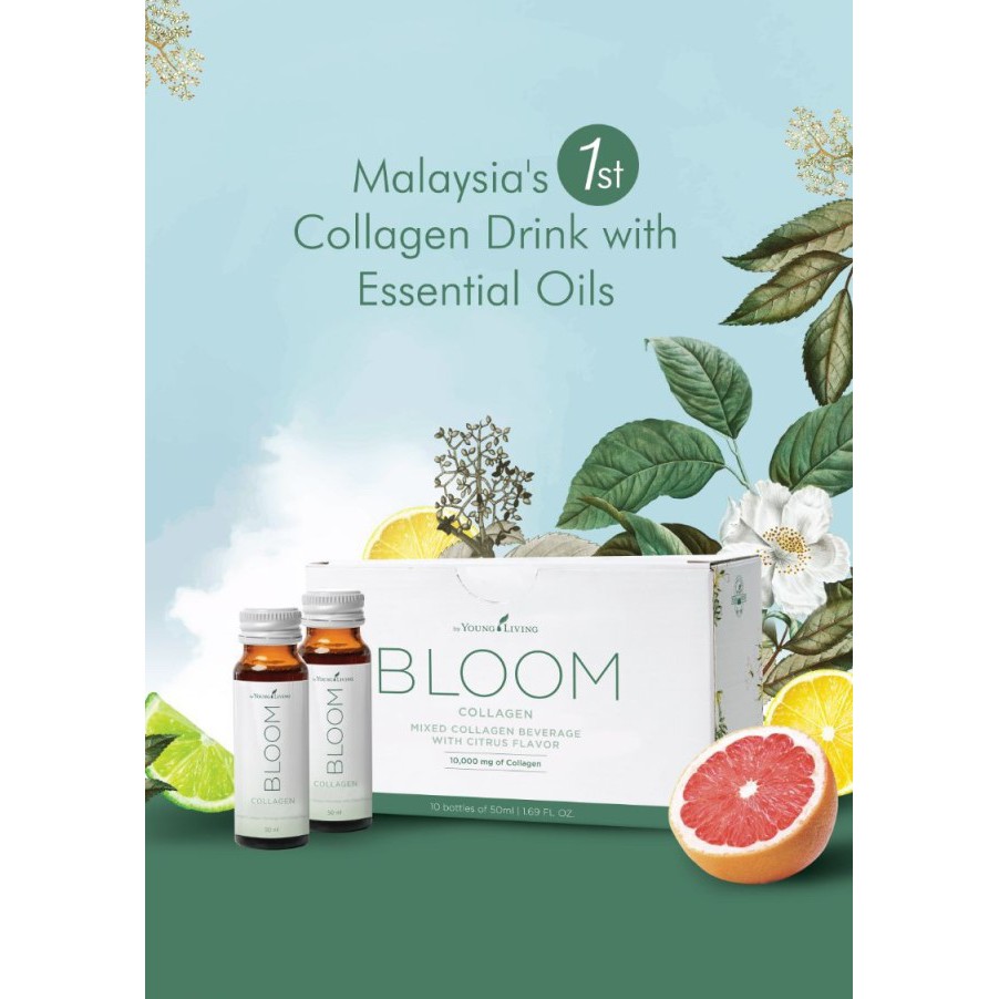 Original Young Living Bloom Collagen Complete 50ml x 5 Bottles / 50ml x