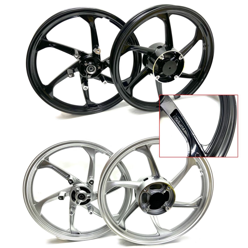 Enkei Sport Rim 6 Batang 160 185 X17 Rsx 150 Rsx150 Abs Model