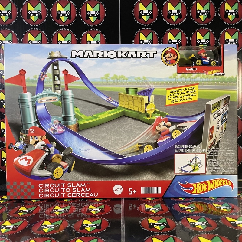 [ORIGINAL]Hot Wheels Mario Kart Circuit Slam Track Set | Shopee Malaysia