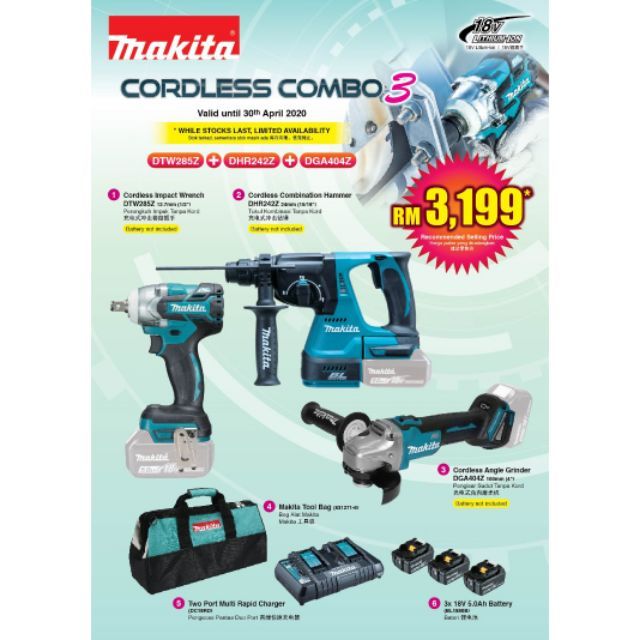 Makita Power Tool Promotion Shopee Malaysia