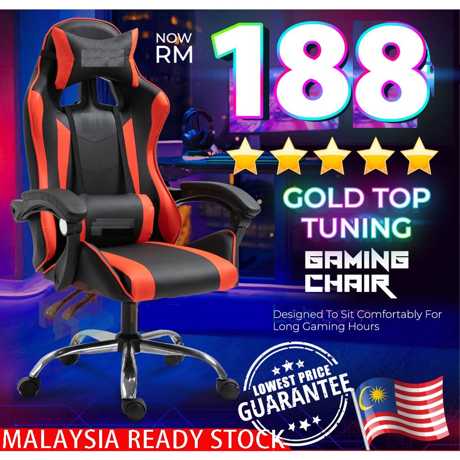 Ready Stock Auntton Gaming Chair Murah Office Chair Murah Furniture Shopee Malaysia