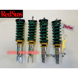 RedSuns Adjustable Absorber For Honda Civic EK FULLSET Heavy Duty (big sub) ***Can service & bodyshift***