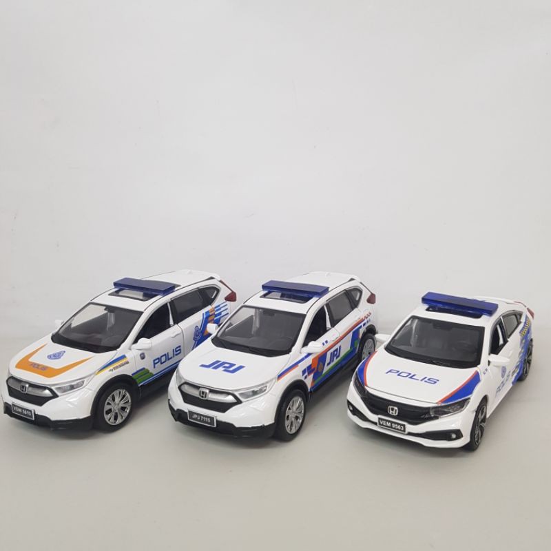 Buy Honda Civic Fc Pdrm Mpv Polis Car Mp Polis Jpj Suv Polis Beacon Lights And Siren Sound Die Cast Car Model Seetracker Malaysia