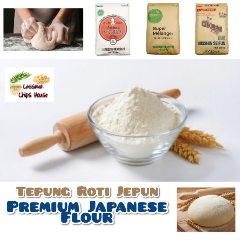 Premium High Protein Pan Syokunin Japanese Bread Flour/Tepung Roti Jepun【Halal】500g/1kg Shopee