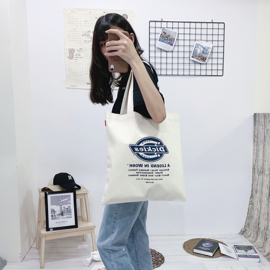 dickies canvas tote bag