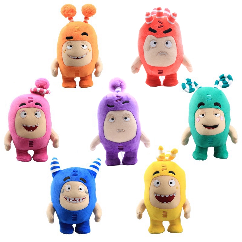 Oddbods 18cm Plush Soft Cuddly Toy Newt Bubbles Pogo Zee Jeff Fuse ...