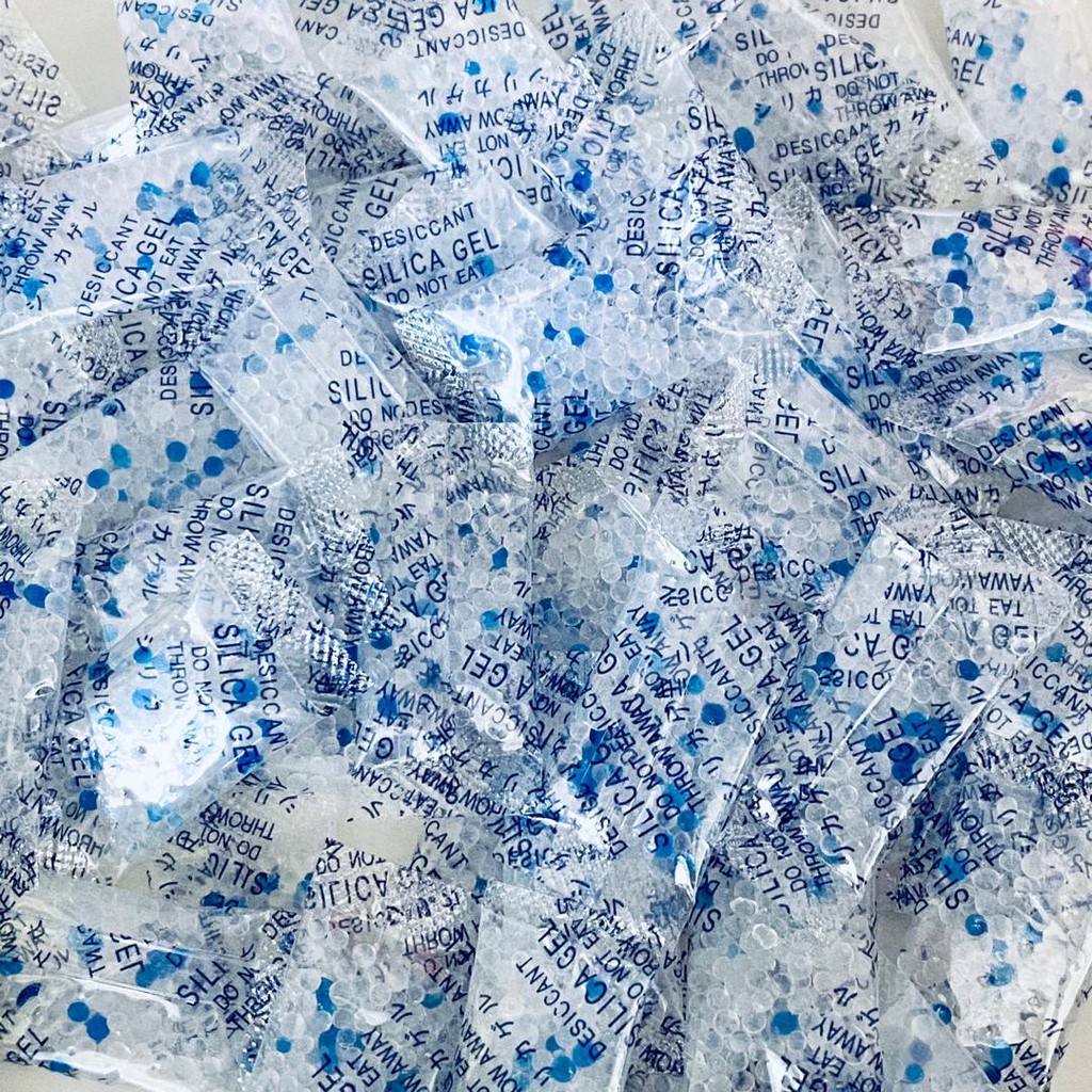 Silica Gel Desiccant 1gm x 500 sachets Keep dry Moisture absorbent