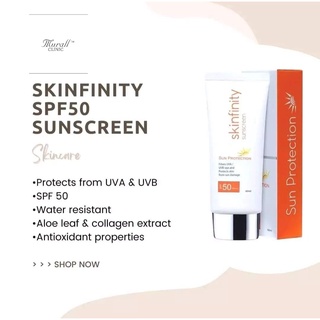 Skinfinity Sunscreen SPF50 PA+++ -60ml | Shopee Malaysia