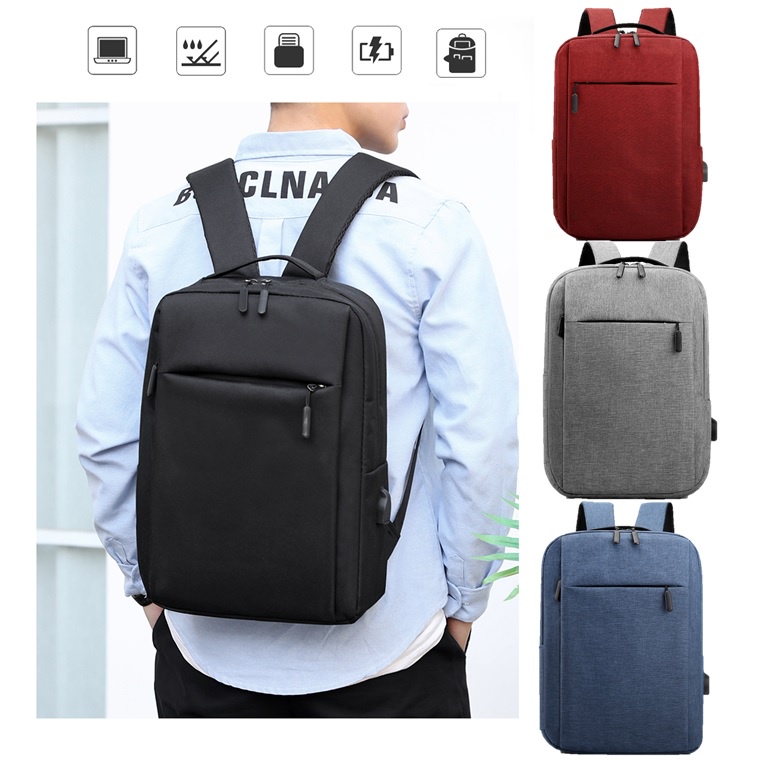 New Korean Laptop Backpack Business Travel Durable Backpack with USB