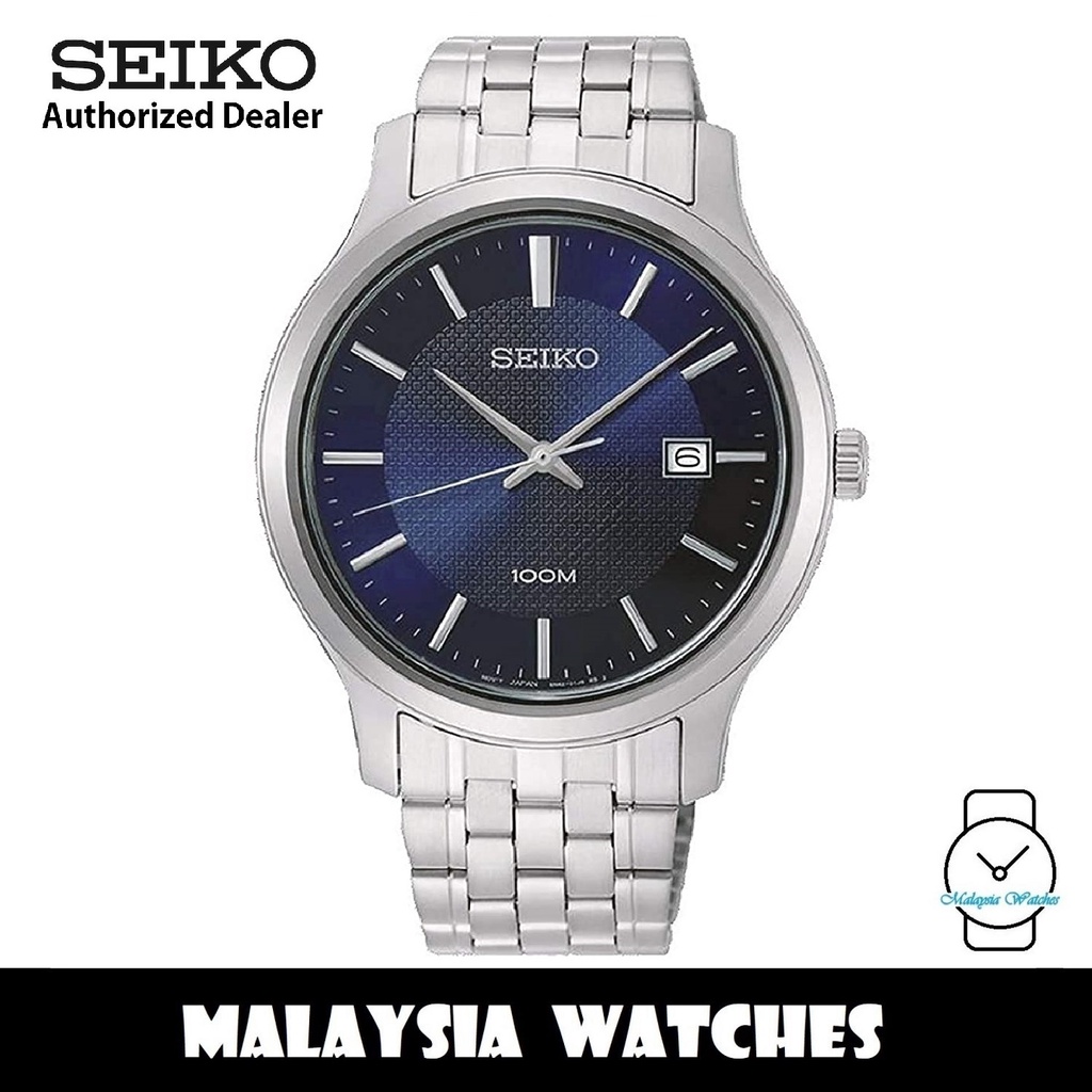 Seiko SUR291P1 Neo Classic Quartz Analog Blue Dial Hardlex Crystal Glass  Stainless Steel Men's Watch | Shopee Malaysia