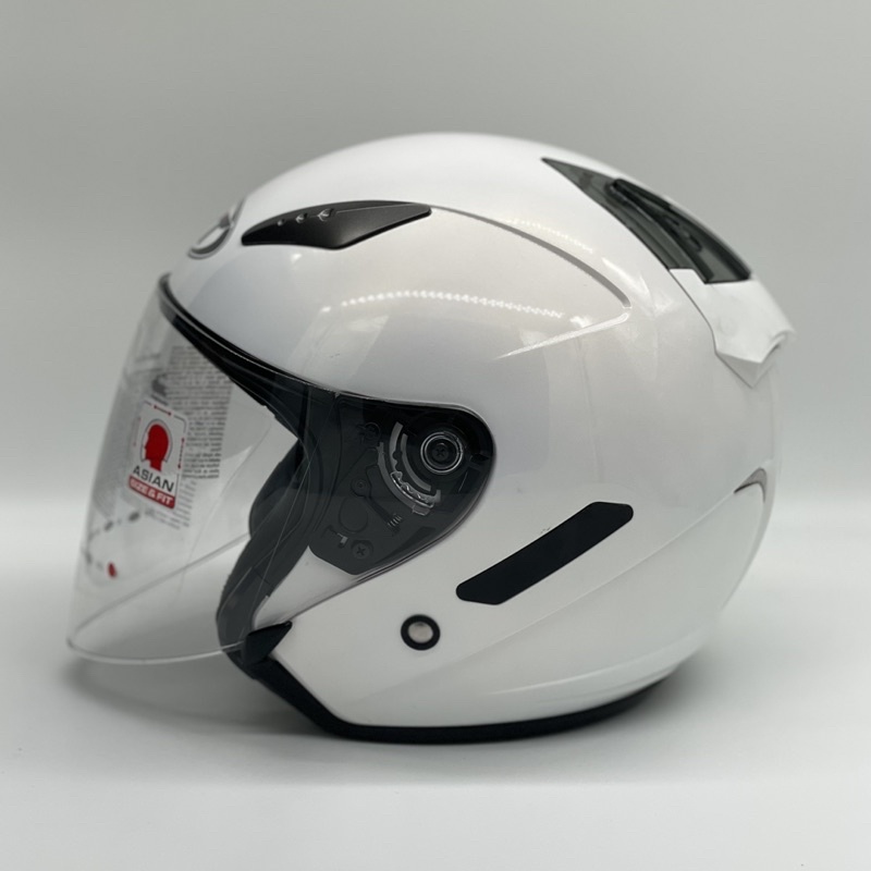 KYT Hellcat Plain Pearl White Helmet Shopee Malaysia