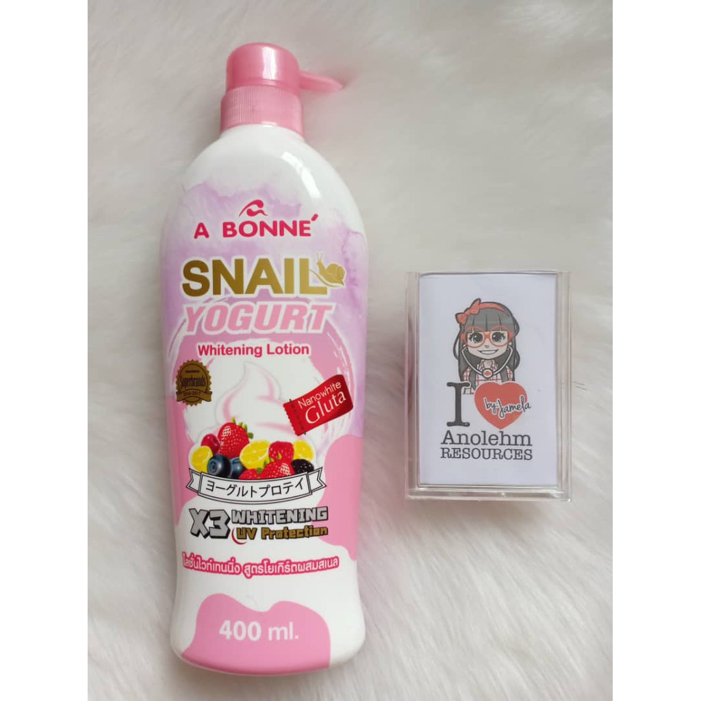 snail yogurt lotion