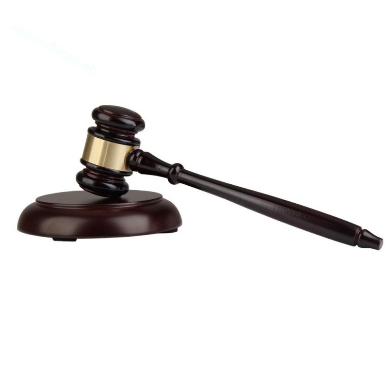 Wooden judge's gavel auction hammer for attorney judge auction handwork