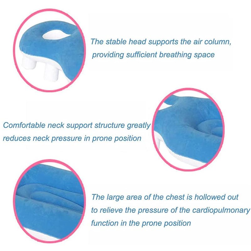 Face Down Pillow After Eye Surgery Inflatable Retina Lying Pillow Portable Prone Pillow Sleeping Vitrectomy Recovery Equ