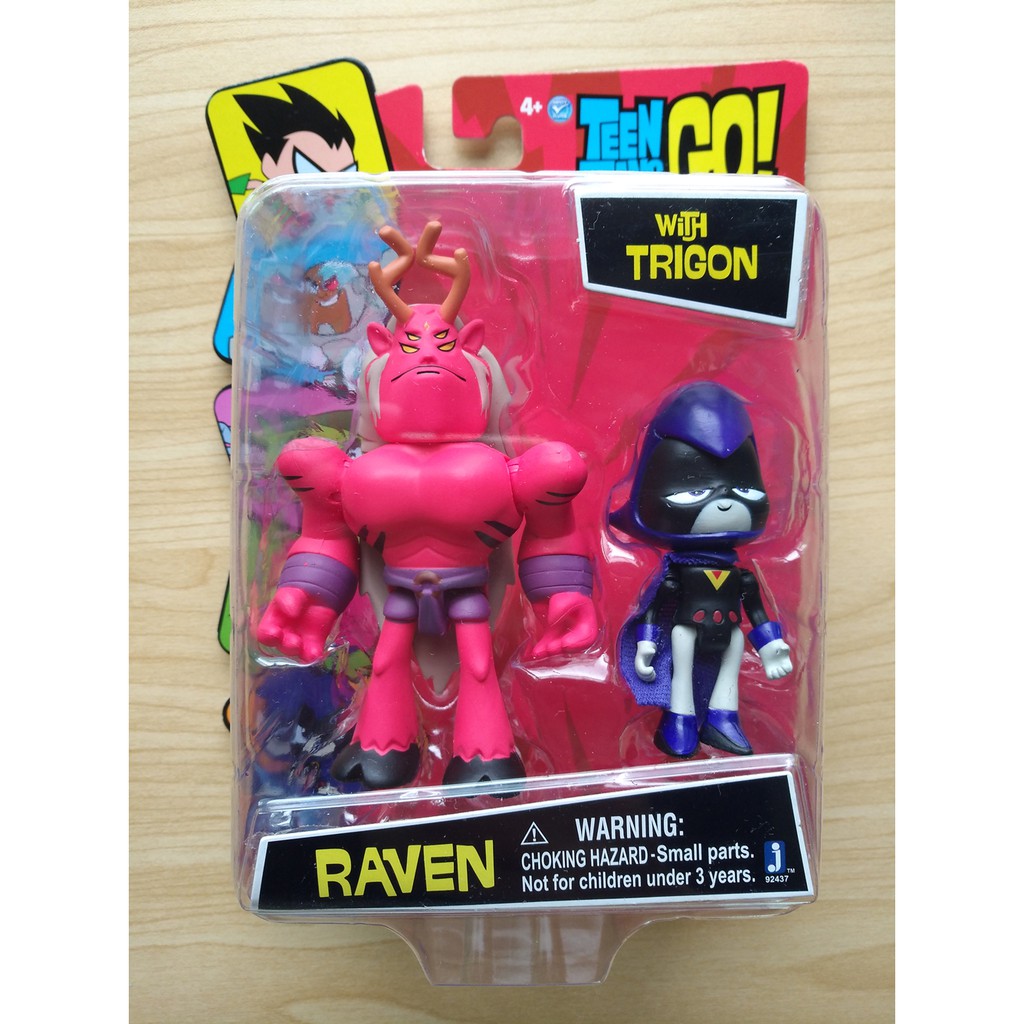 DC Comics Original TEEN TITANS GO! Action Figure 3'' RAVEN with trigon