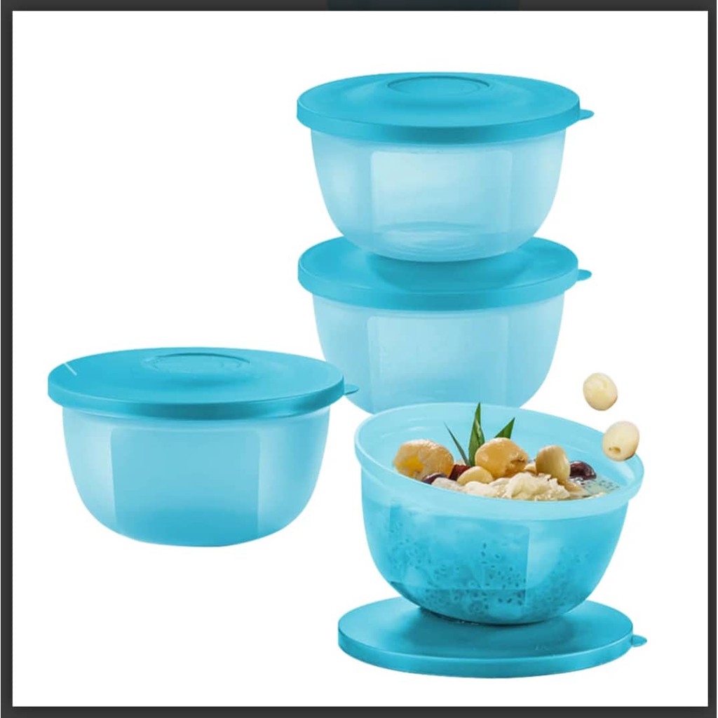 Tupperware Small Round Saver 400ml (4 pcs)