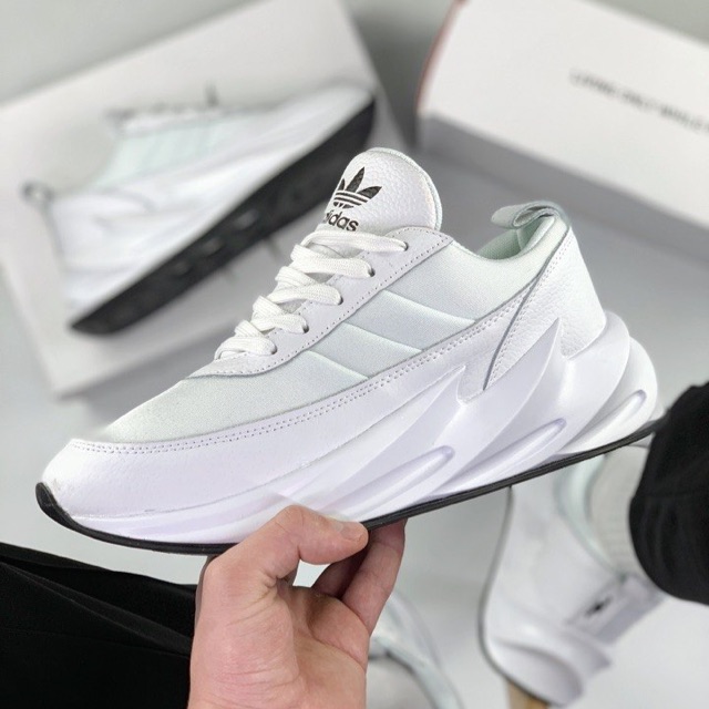 adidas shark all white