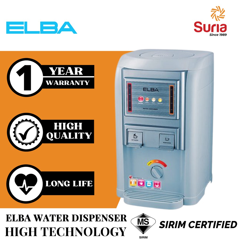 (READY STOCK) ELBA 7L WATER DISPENSER EWDB7068(GR) Shopee Malaysia