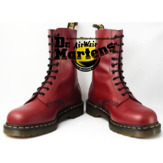 dr martens cherry red 1490