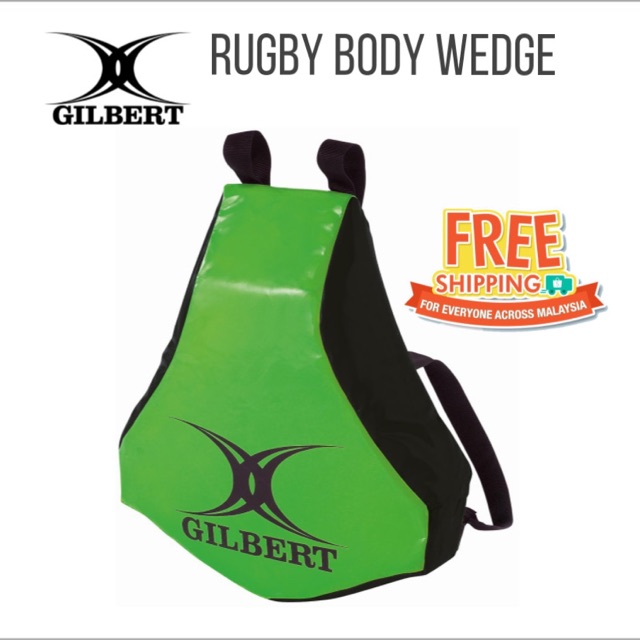 Gilbert Body Wedge Rugby Tackle Training Equipment Latihan Ragbi