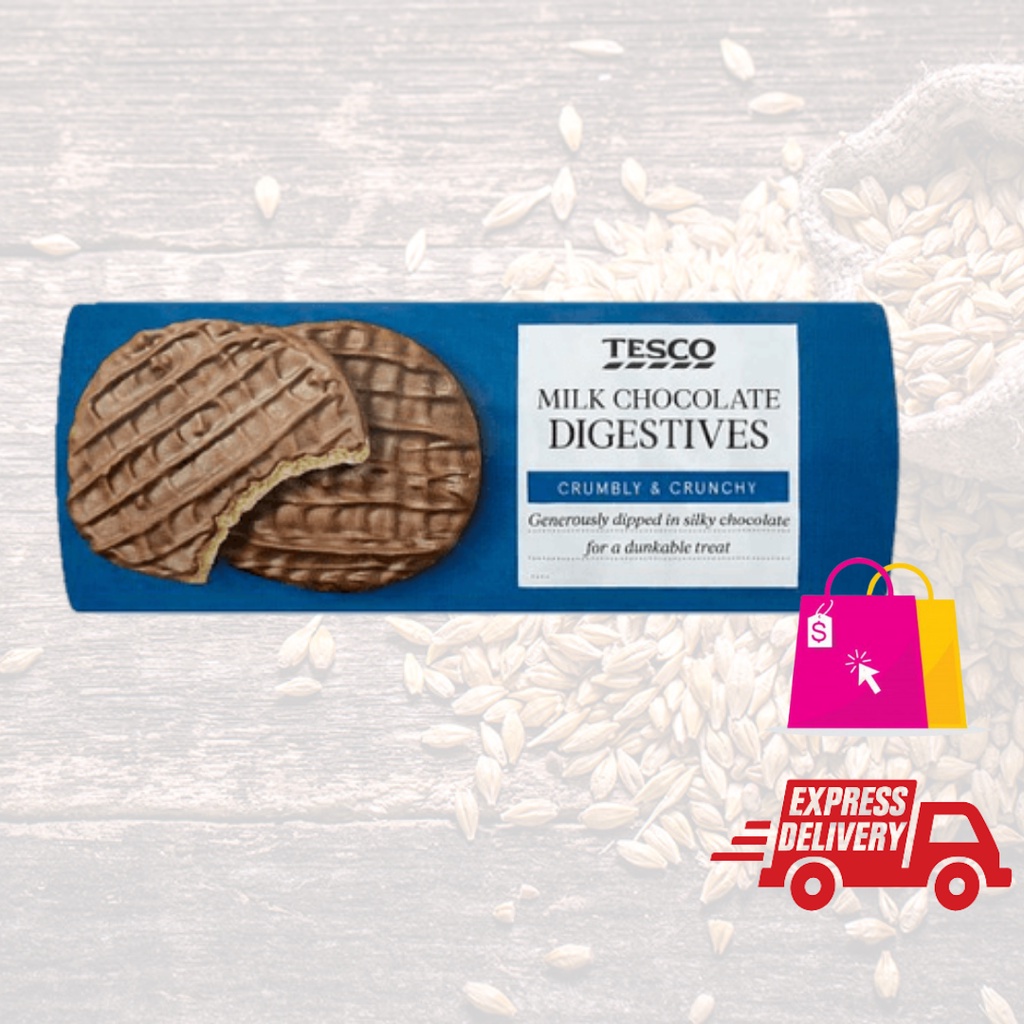 Tesco Milk Chocolate Digestives 300g Shopee Malaysia
