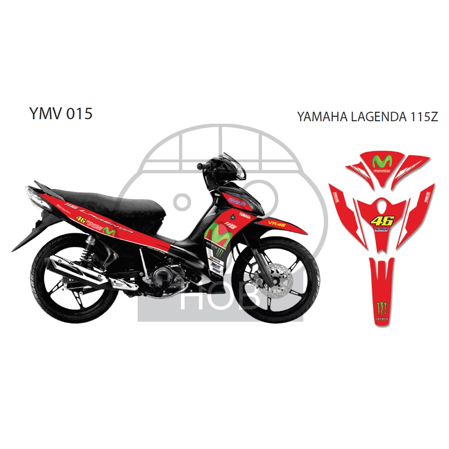 Yamaha Lagenda 115z Movistar Sticker Shopee Malaysia