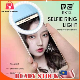 Rss_Rechargeable Selfie Ring Light RK12 Selfie Light For phone laptop Selfie Lamp Usb charged Selfie Lights