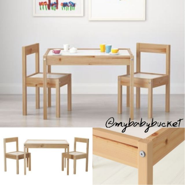 ikea latt children's table and chairs