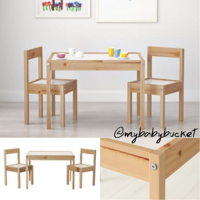 children's table with 2 chairs