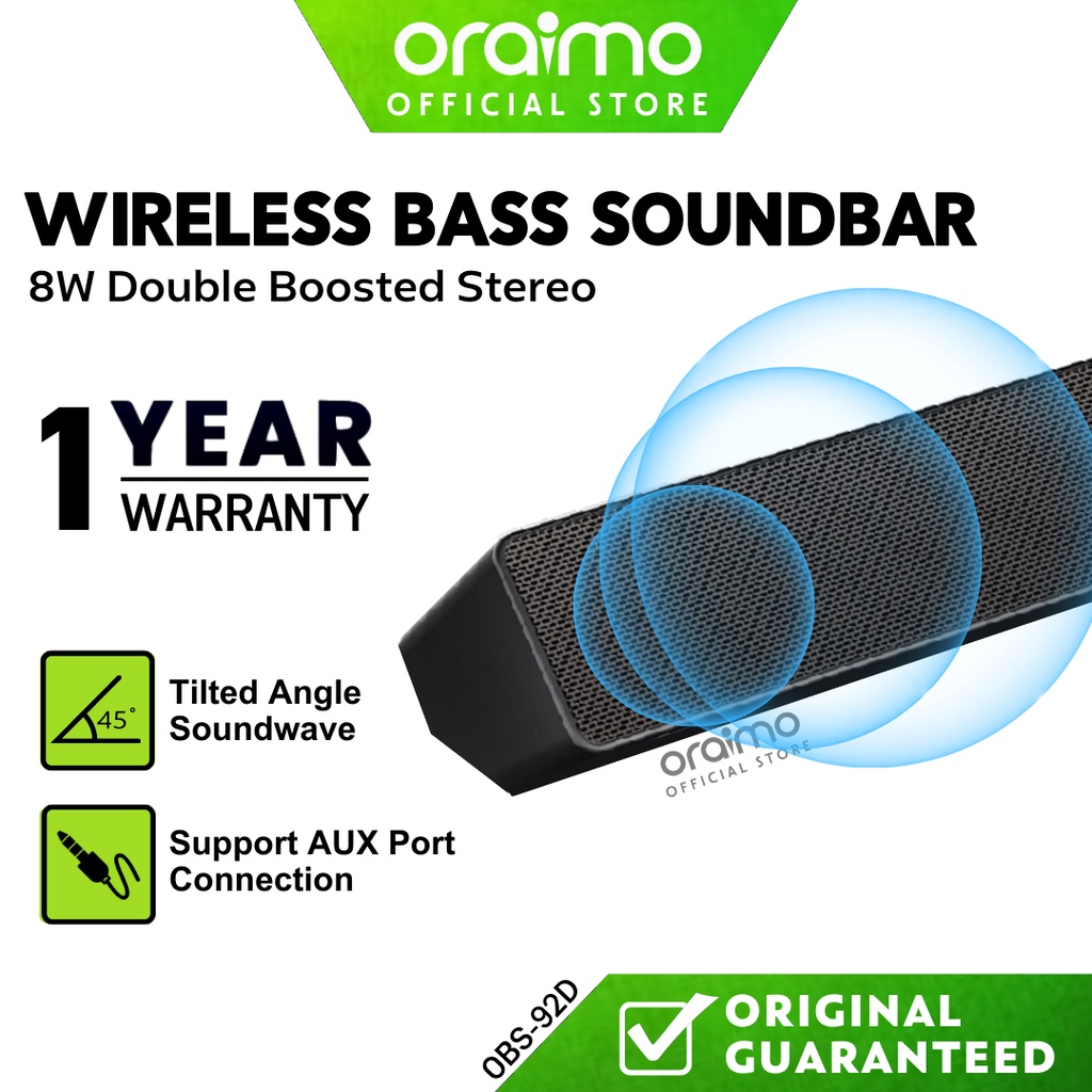 ORAIMO Speaker Tv Speaker Soundbar Tv Soundbar Bluetooth Soundbar