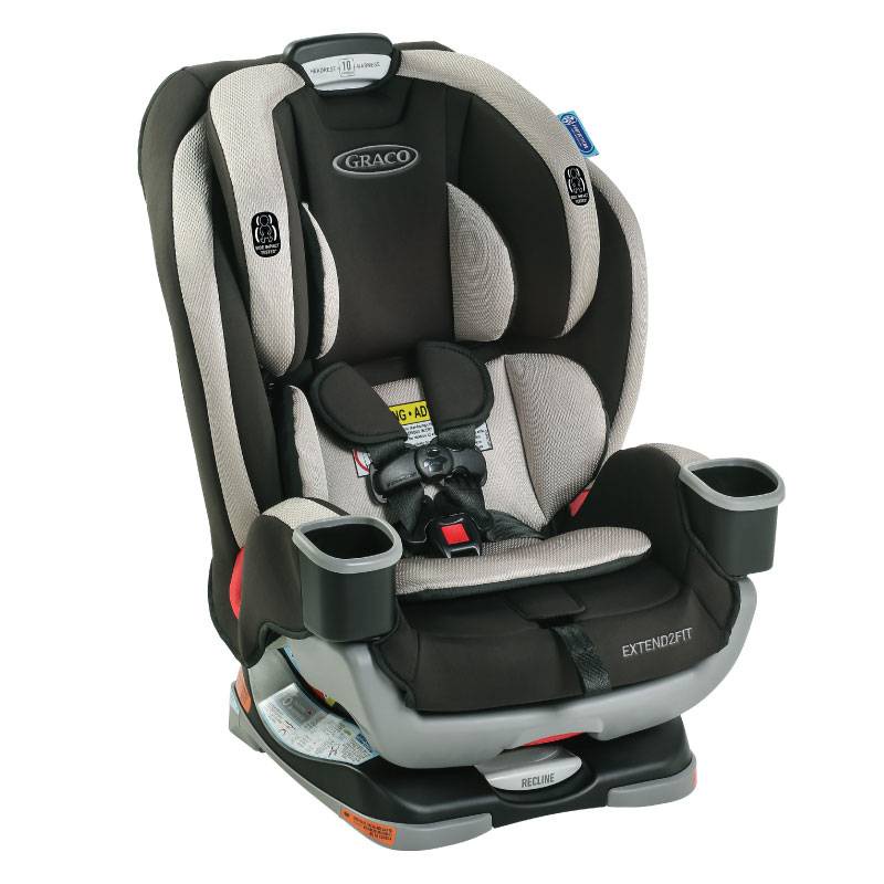 Graco 3 In 1 Extend2fit Convertible Car Seat For Newborn To 45kg 