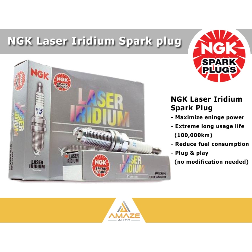 Ngk Laser Iridium Spark Plug For Perodua Viva 850 1 0 Longest Usage Life And High Performance Amaze Autoparts Shopee Malaysia