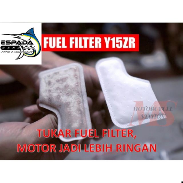 Yamaha Y15ZR Y15 Fuel Filter ESPADA ORIGINAL Shopee Malaysia