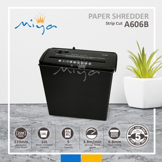 A606B Office Paper Shredder (Strip Cut) (Affordable type)