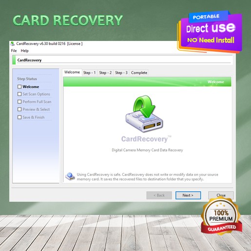 Card Recovery Specialist Recover Image Photo from Memory Card SD MicroSD SDHC M2 Memory Stick etc New Full Version