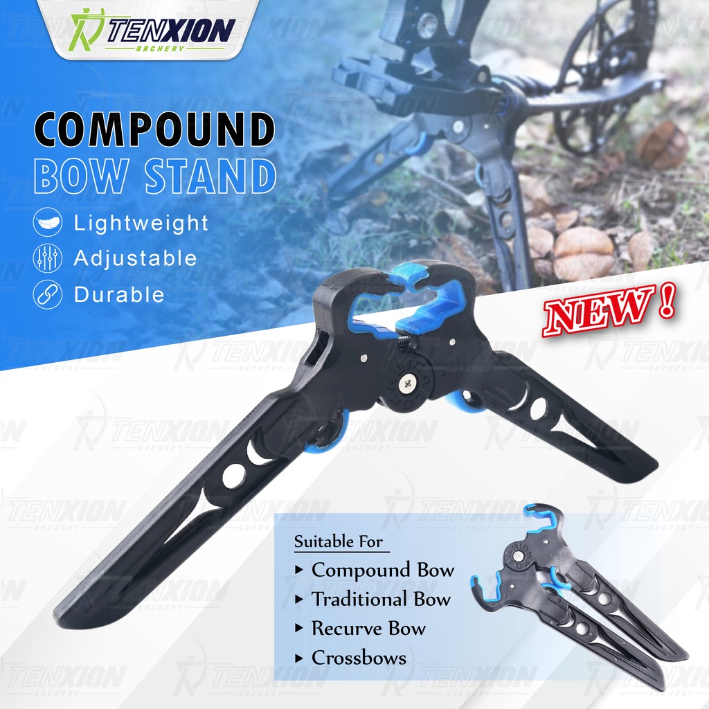 TenXion Archery Folding Compound Bow Stand Busur Anak Panah Memanah ...