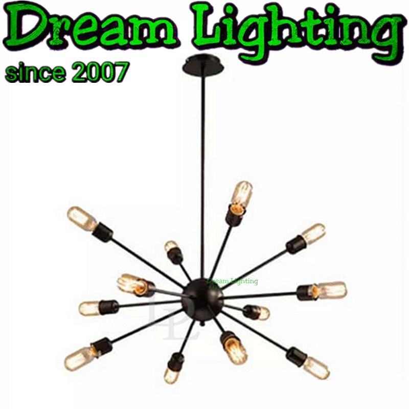 Dream Lighting / 12 Lights Modern Vintage Industrial Loft pendant light Ceiling Light Industrial