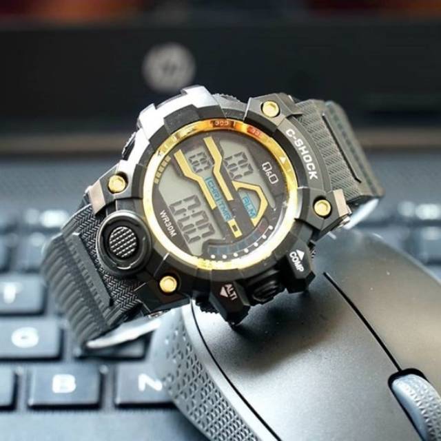 c shock digital watch