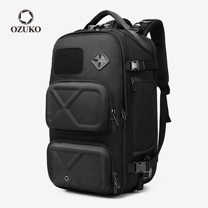 OZUKO Anti-Theft Large Capacity Backpacks Outdoor Tactical Waterproof with Shoe Pocket