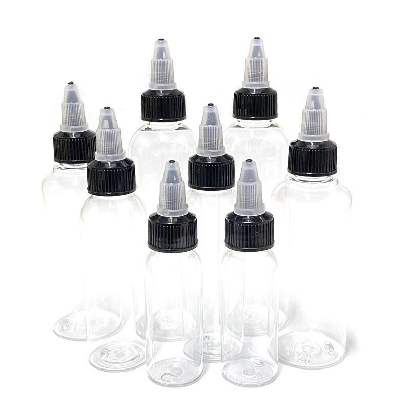 Empty Plastic Tattoo Ink Pigment Bottle Paint Supplies 30ml 60ml 100ml 120ml
