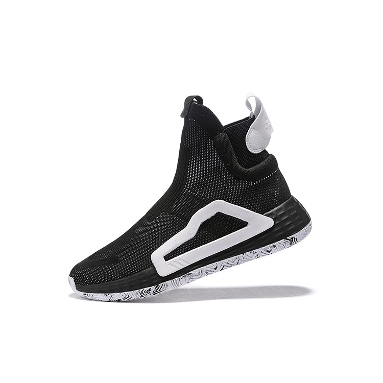 donovan mitchell black and white shoes