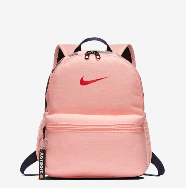 pink nike just do it backpack