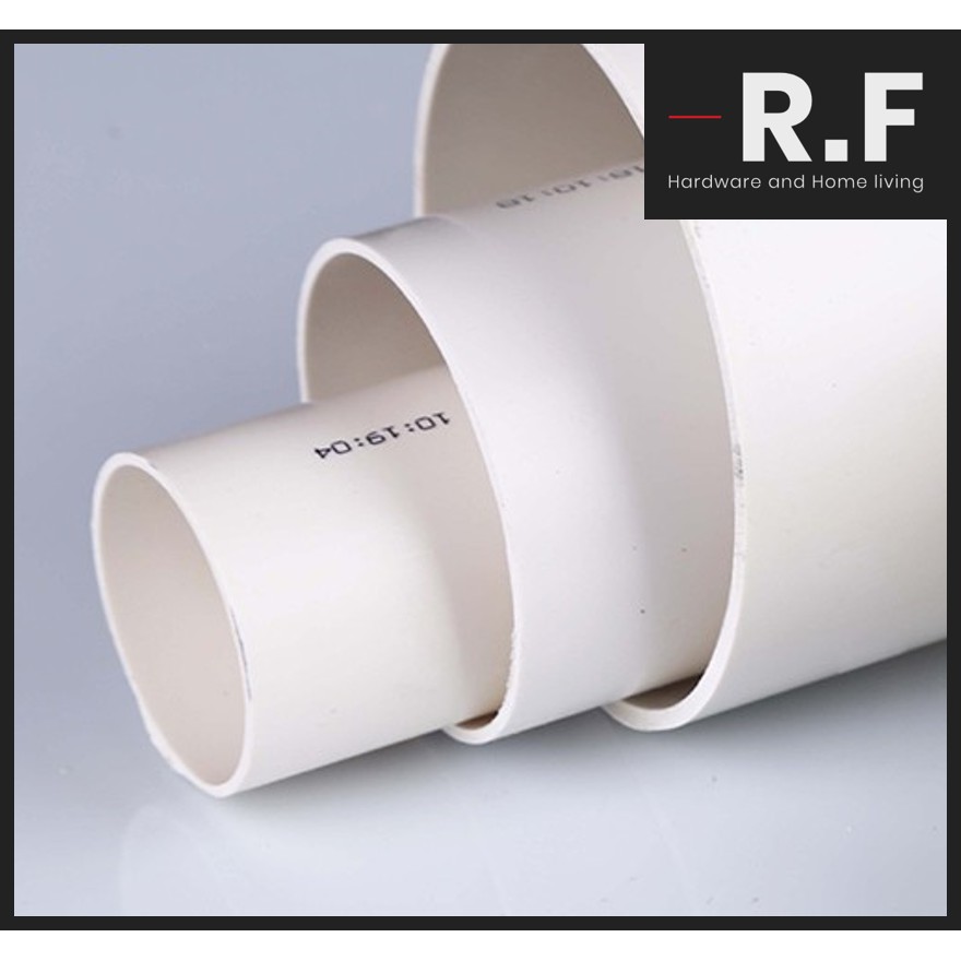 2" 4" UPVC pipe White / Pipe Air UPVC Putih 3FT Shopee Malaysia